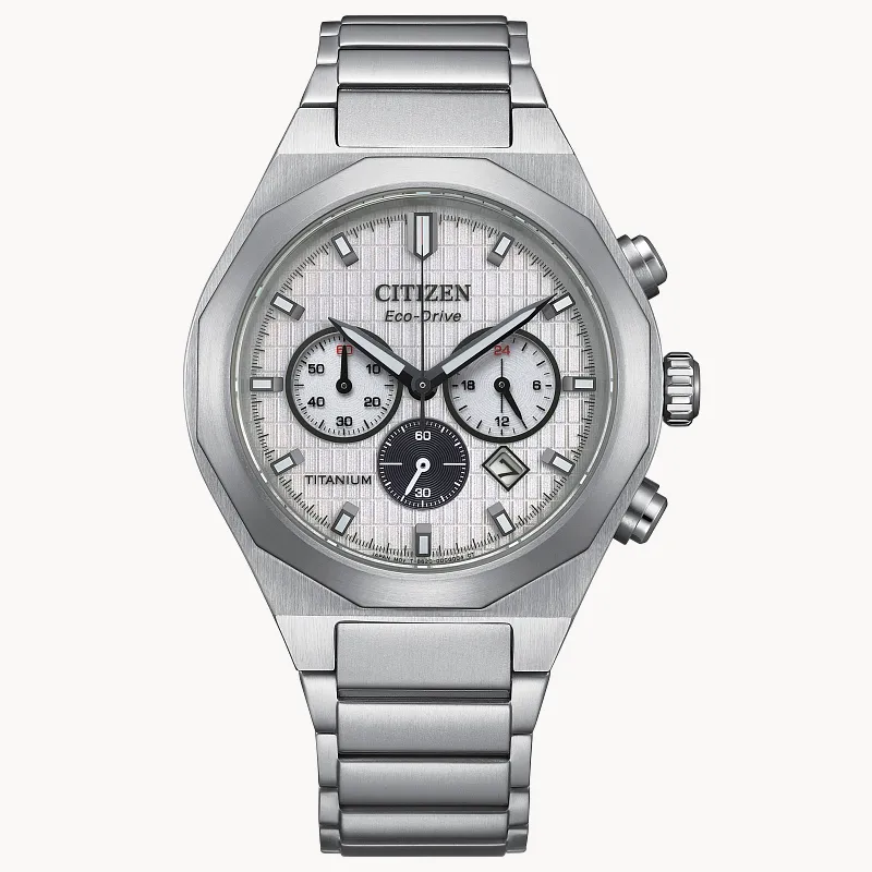 Zenshin Senkei White Dial Super Titanium Bracelet CA4690-51A | CITIZEN Zenshin Senkei White Dial Super Titanium Bracelet CA4690-51A | CITIZEN